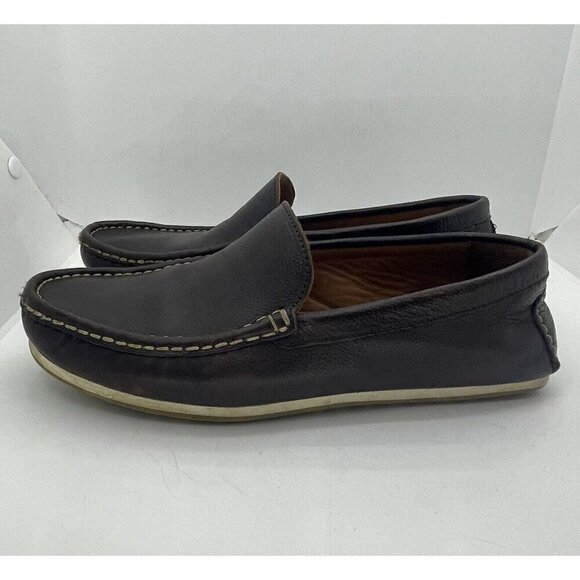Allen Edmonds Driving Loafer Dark Brown Leather Men\'s Sz 8 D 60412 Casual Shoes